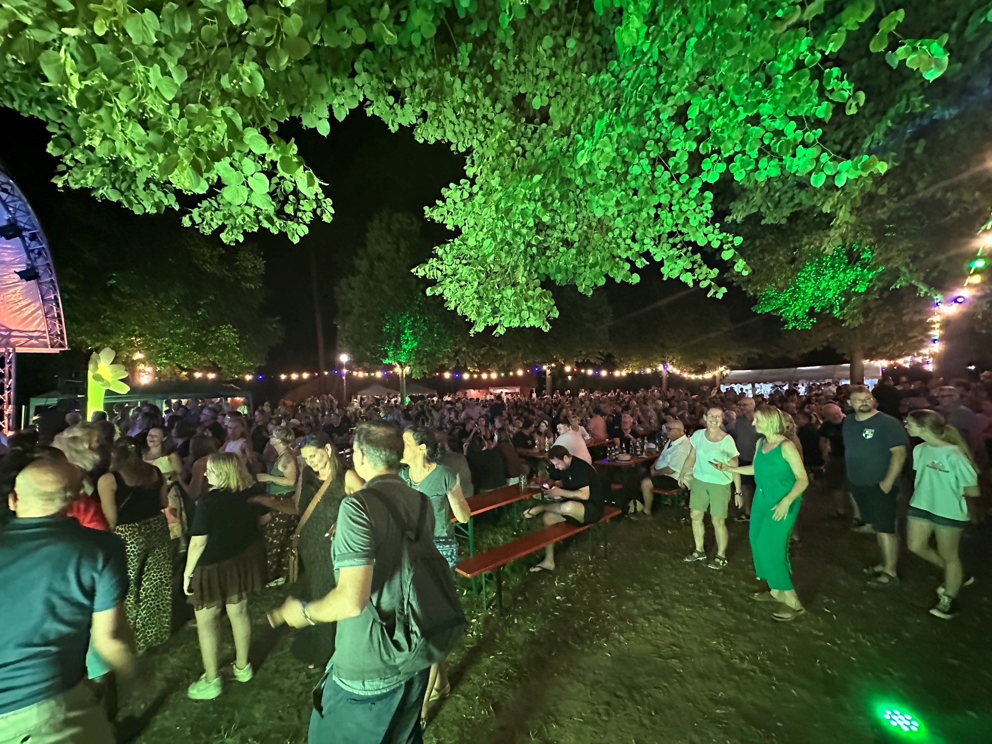 Liedertafel versorgt Gäste bei der Sommernacht