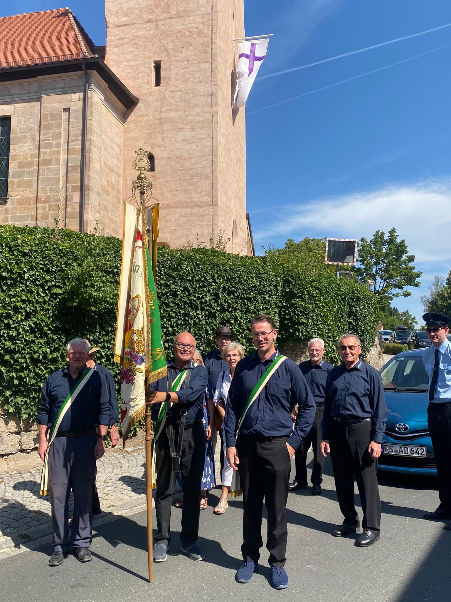 Kärwa in Schwand: Die Liedertafel mittendrin